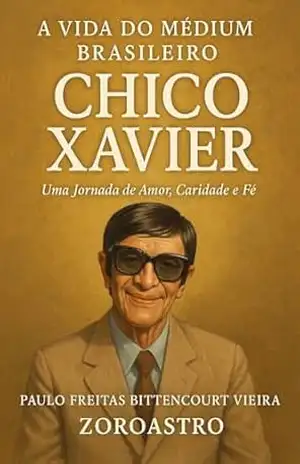 Capa do livro A VIDA DO MÉDIUM BRASILEIRO CHICO XAVIER: Uma Jornada de Amor, Caridade e Fé - Paulo Freitas Bittencourt Vieira