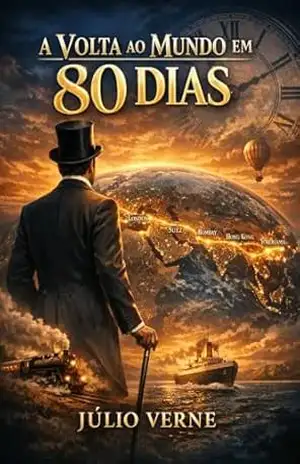 A volta ao mundo em 80 dias (Traduzido): Adaptação ao Português Moderno – Júlio  Verne