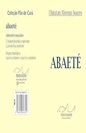 Capa do livro ABAETÉ (Pão de Cará) - Ubiratan Moreno Soares