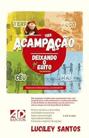Capa do livro AcampAção Teen - Luciley Aguilar da Rocha Santos