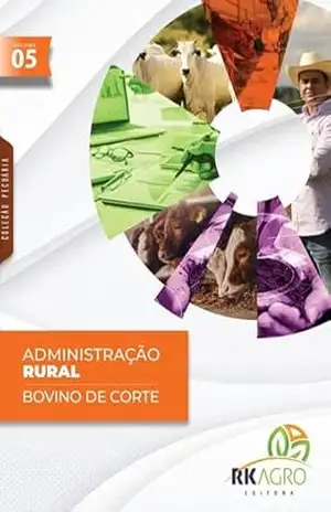 Capa do livro Administração Rural Pecuária - Org. Roger Rodrigo Santos - Ed. Adriano Dos Stephan