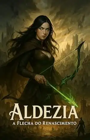 Capa do livro Aldezia a flecha do renascimento: o chamado de aldezia - leandro  ribeiro da silva
