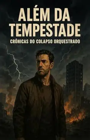 Capa do livro ALÉM DA TEMPESTADE: CRÔNICAS DE UM COLAPSO ORQUESTRADO - STEFAN PICCIANI
