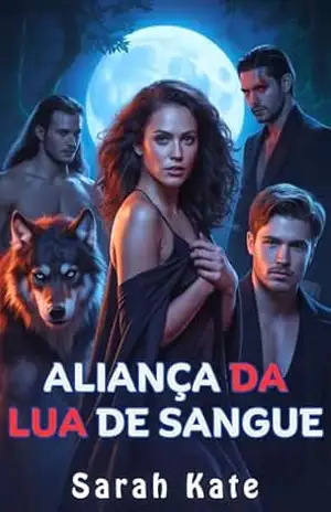 Capa do livro Aliança da Lua de Sangue: Um romance paranormal de harém reverso com Lobisomem, Bruxa e Vampiro (SARAH KATE BOOKS) - Sarah Kate
