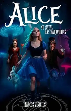 Capa do livro ALICE NO NATAL DAS MARAVILHAS - Marcos Vinícius