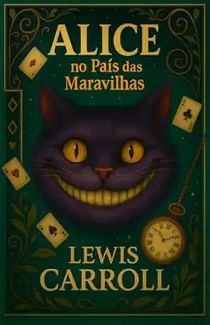 Capa do livro Alice no País das Maravilhas – Português e Inglês - Lewis  Carroll
