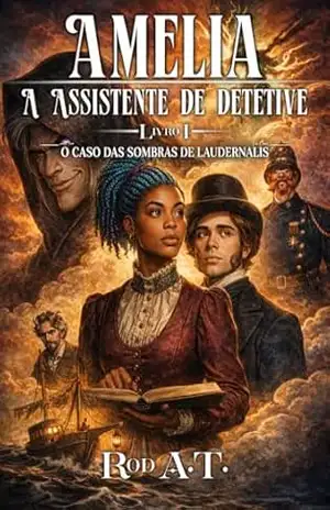 Capa do livro Amelia, a Assistente de Detetive – Livro 01: O Caso das Sombras de Laudernalis - Rod A.T.
