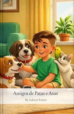 Capa do livro Amigos de Patas e Asas - Gabriel Frantz