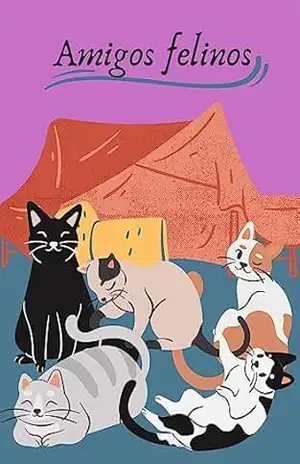 Capa do livro Amigos felinos - victoria ximenes