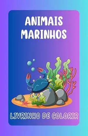 Animais do mar: Livrinho de colorir – Luna SoLar Animais do mar: Livrinho de colorir – Luna SoLar