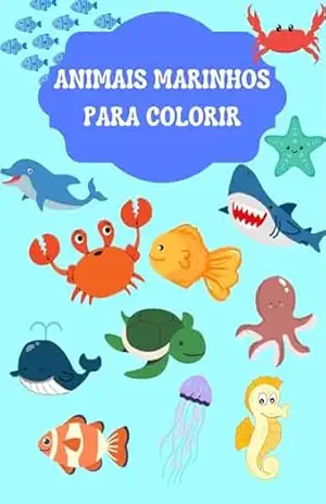 Animais marinhos para colorir – Vanessa Santos