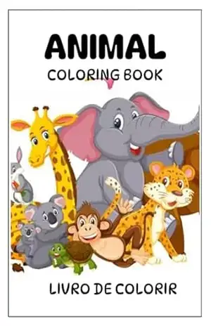 Capa do livro Animais Para Colorir: Colorindo - Renata Félix