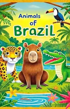 Animals of Brazil: Explore and Color the Unique Wildlife of Brazil - J Becker