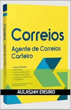 Capa do livro Apostila Concurso dos Correios - Aulas24h Ensino