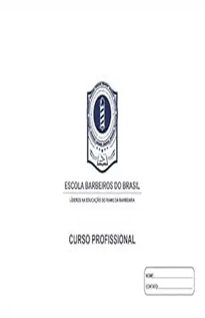 Apostila Curso Profissional de Barbeiro: Escola Barbeiros do Brasil Edição II – Rafael Lima