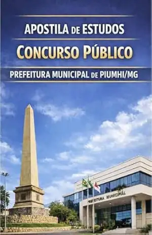 Capa do livro Apostila de Estudos – Concurso Público Piumhi_MG – Edital nº 01_2025 - Jimmy Cunha