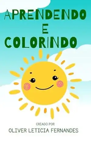 Capa do livro Aprendendo e Colorindo - Oliver Leticia Fernandes