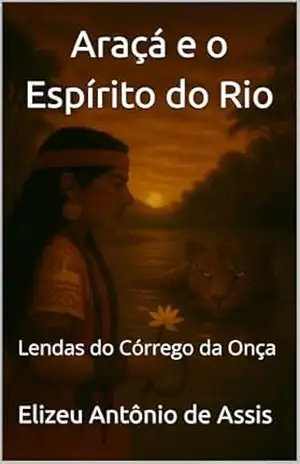Capa do livro Araçá e o Espírito do Rio: Lendas do Córrego da Onça - Elizeu Antônio de  Assis