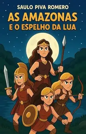 Capa do livro As amazonas e o espelho da lua - Saulo Piva Romero