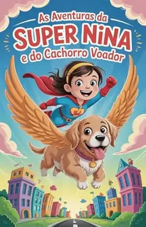 Capa do livro As Aventuras da Super Nina e do Cachorro Voador - Geovane Nielsen