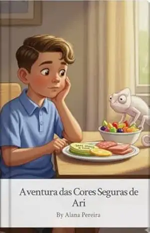 Capa do livro As Aventuras de Ari: Descobrindo os alimentos - Alana  Pereira