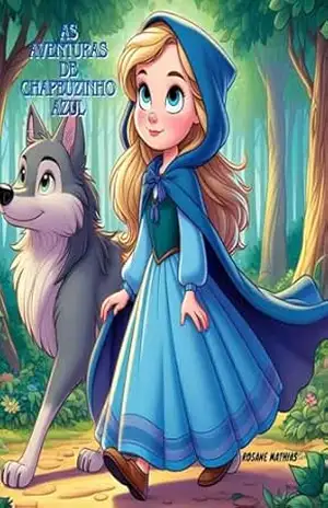 Capa do livro As aventuras de Chapeuzinho Azul - Rosane Mathias