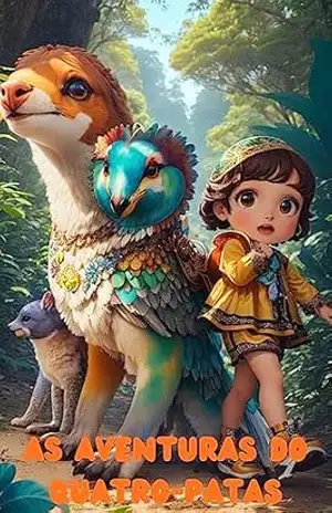 Capa do livro As Aventuras de Quatro–Patas: Não perca a oportunidade de encantar seu filho com essa história mágica e inspiradora. - Vitor Inácio Spada