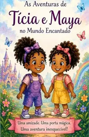 Capa do livro As Aventuras de Tícia e Maya no mundo encantado - Tatiane  Nunes