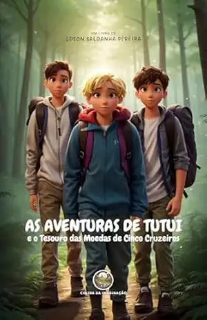 Capa do livro As aventuras do Tutui e o Tesouro das Moedas de Cinco Cruzeiros - Edson  Saldanha Pereira