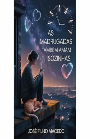 Capa do livro AS MADRUGADAS TAMBÉM AMAM SOZINHAS: Quando o silêncio é o único que ouve o coração. - José Filho Macedo