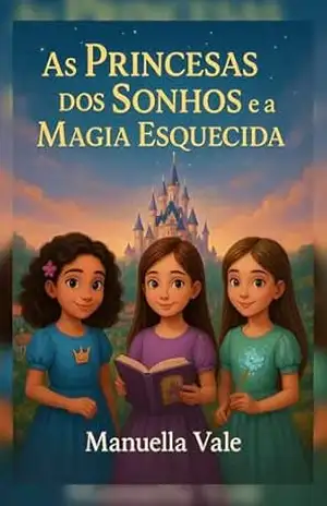 Capa do livro As Princesas Dos Sonhos e a Magia Esquecida: Uma história de amizade, coragem e magia que vive dentro do coração. - Manuella  Do Vale