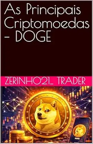 Capa do livro As Principais Criptomoedas – DOGE - Zerinho21_ Trader