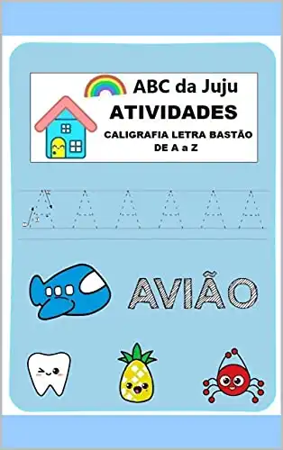 Baixar Atividades Caligrafia Letra Bastão: Caligrafia de A a Z – ABC da JUJU pdf, epub, mobi, eBook