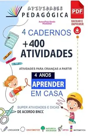 Atividades Infantil 4 para Imprimir (4 anos): Atividades Pedagógica Infantil 4 em PDF (Atividades da Educação Infantil) – Thaís Glenda