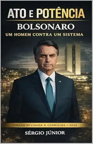 Capa do livro ATO E POTÊNCIA: BOLSONARO – UM HOMEM CONTRA UM SISTEMA - Sergio  Junior