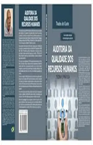 Auditoria da Qualidade dos Recursos Humanos Teoria e Prática – Thdeu do Couto Auditoria da Qualidade dos Recursos Humanos Teoria e Prática – Thdeu do Couto