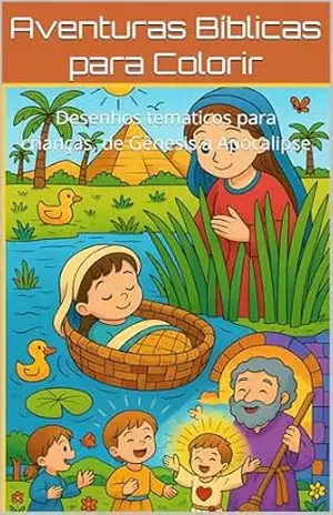 Aventuras Bíblicas para Colorir: Desenhos temáticos para crianças, de Gênesis a Apocalipse – Igor Silva
