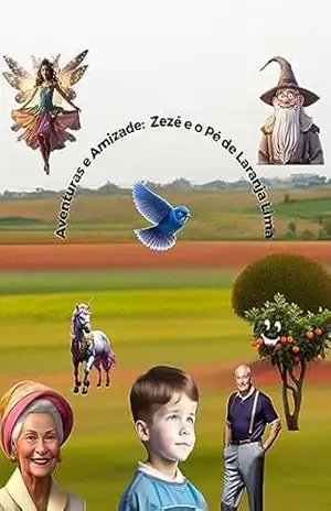 Capa do livro Aventuras e Amizade: Zezé e o Pé de Laranja Lima - Vladmir Pavesi