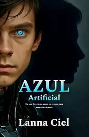 Capa do livro Azul Artificial - Lanna Ciel