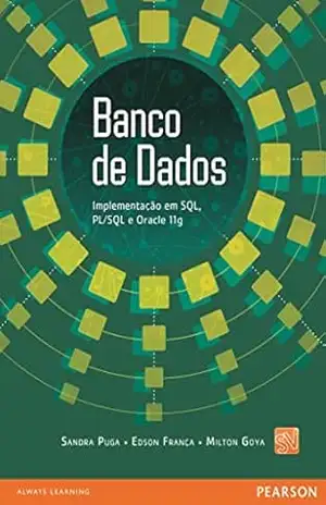 Capa do livro Banco de dados - Sandra Puga