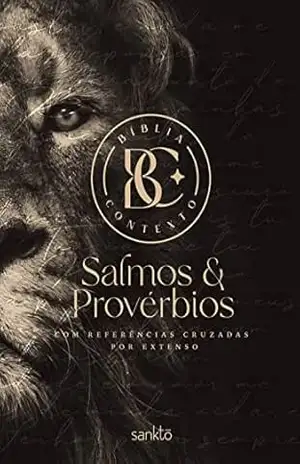 Bíblia Contexto – Salmos & Provérbios – Leão: Com referências cruzadas por extenso – Maquinaria Sankto Editorial