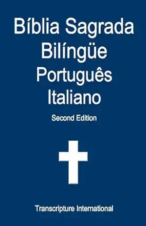 Capa do livro Bíblia Sagrada Bilíngüe Português Italiano - Transcripture International