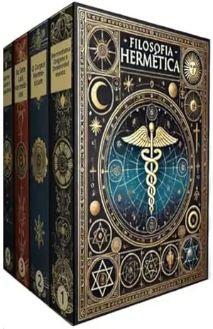Capa do livro Biblioteca de Filosofia Hermética – 4 LIVROS – Revelando os Mistérios Esotéricos: Da Antiguidade à Modernidade: A Jornada do Conhecimento Hermético - Orion Trismigestus