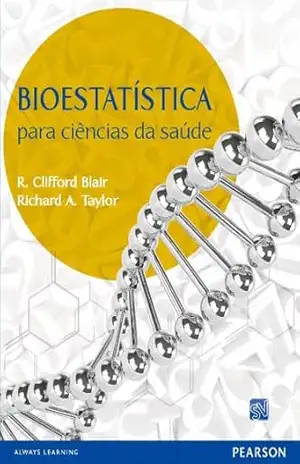 Capa do livro Bioestatística para ciências da saúde - R. Clifford Blair