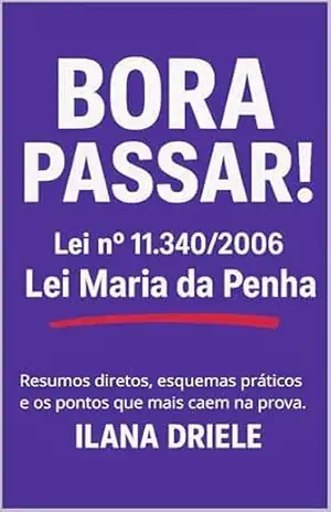 Bora Passar! – Lei Maria da Penha nº 11.340/06: Resumos diretos, esquemas práticos e os pontos que mais caem na prova. – ILANA cunha