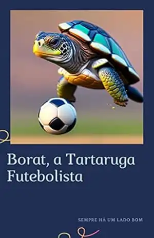 Capa do livro Borat, a Tartaruga Futebolista: Borat, a Tartaruga Futebolista - Adam Santos