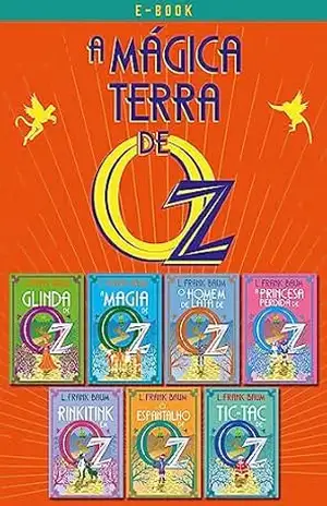 Capa do livro Box A mágica Terra de Oz – vol. II - L. Frank Baum