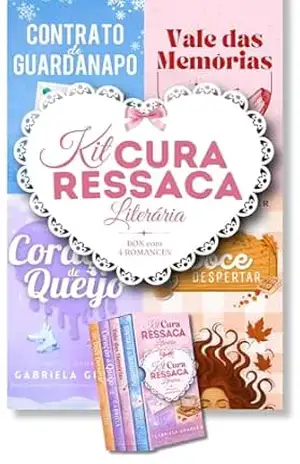 Box Cura Ressaca Literária: Contrato de Guardanapo + Vale das Memórias + Coração de Queijo – Gabriela Graber