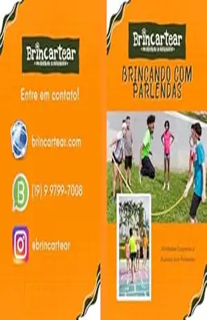 Capa do livro Brincando com Parlendas: Atividades Corporais e Musicais - Flavio Aoun