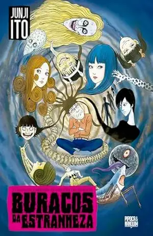 Capa do livro Buracos da Estranheza: 35 anos da carreira de Junji Ito (autobiografia do autor) - Junji Ito